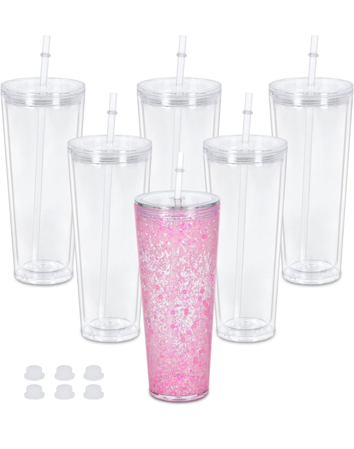 24oz snow globe tumbler