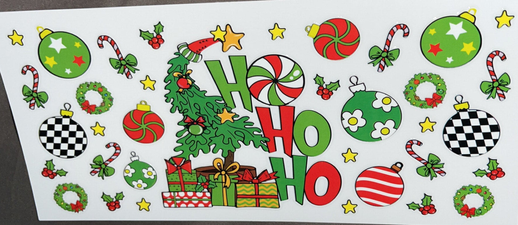 Ho Ho Ho with Ornaments