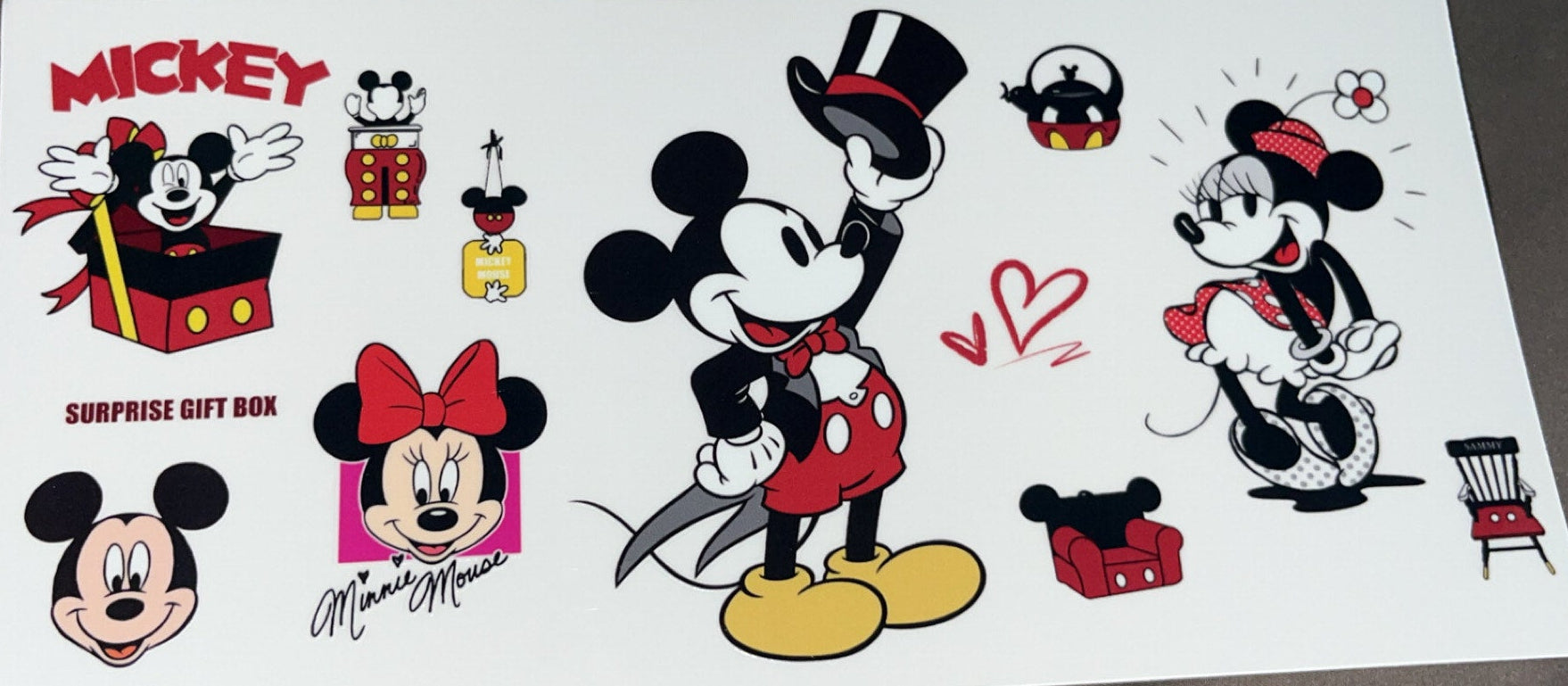 Mickey with his magic hat