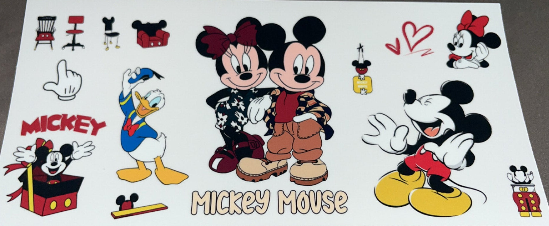 Mini mouse and Mickey Mouse