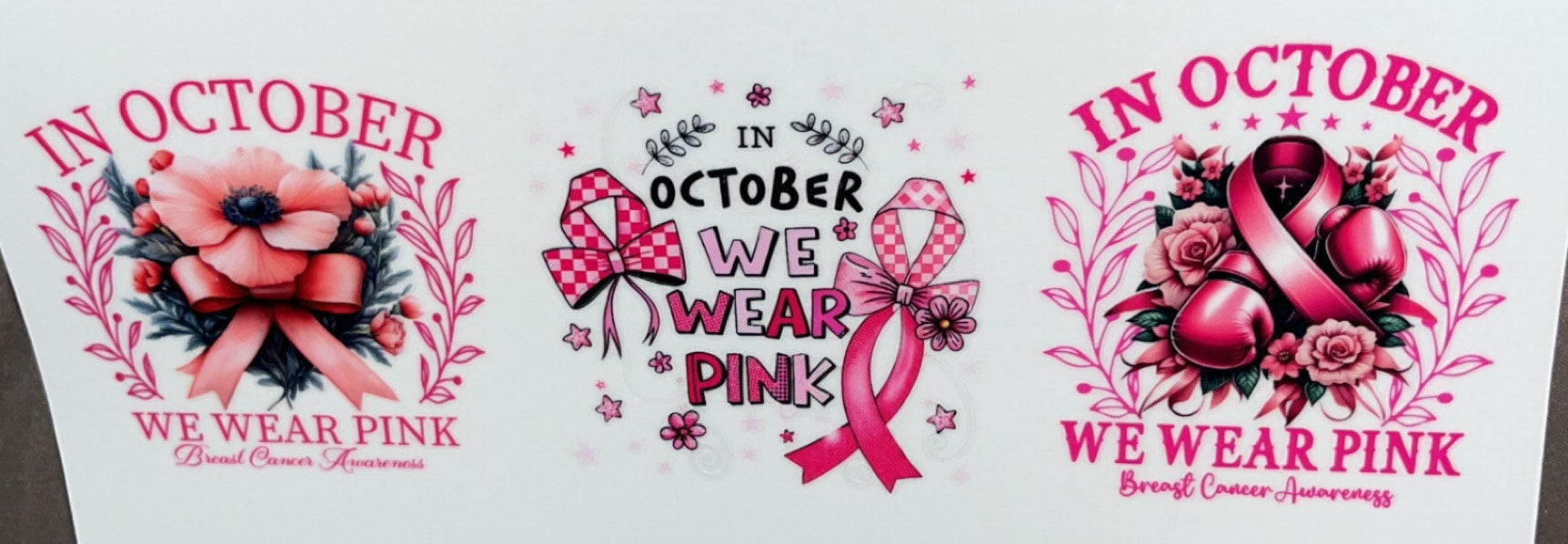 In October we wear pink